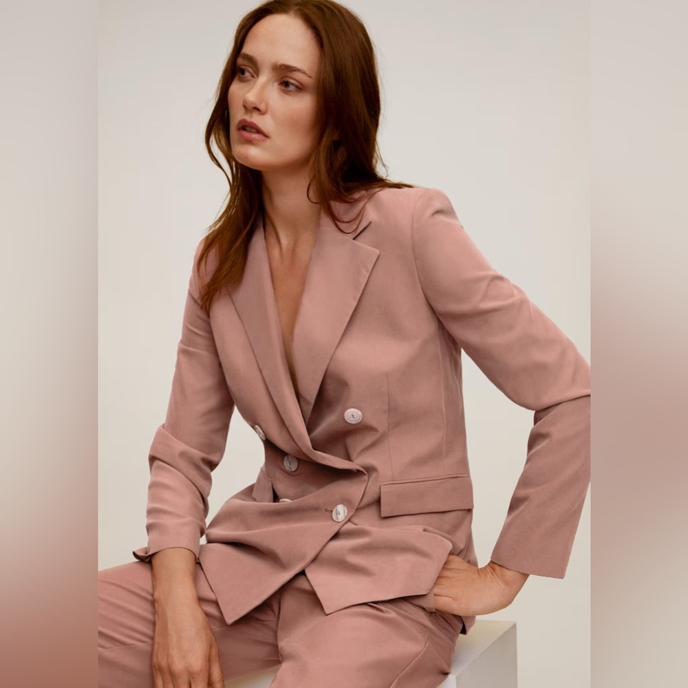 Mango Double Button Modal Blazer - image 4